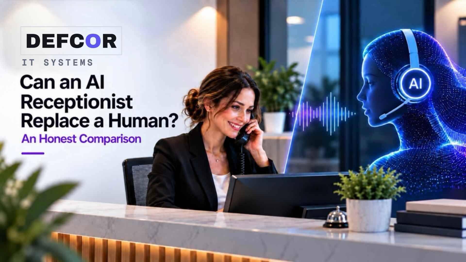 Can an AI Receptionist Replace a Human? An Honest Comparison