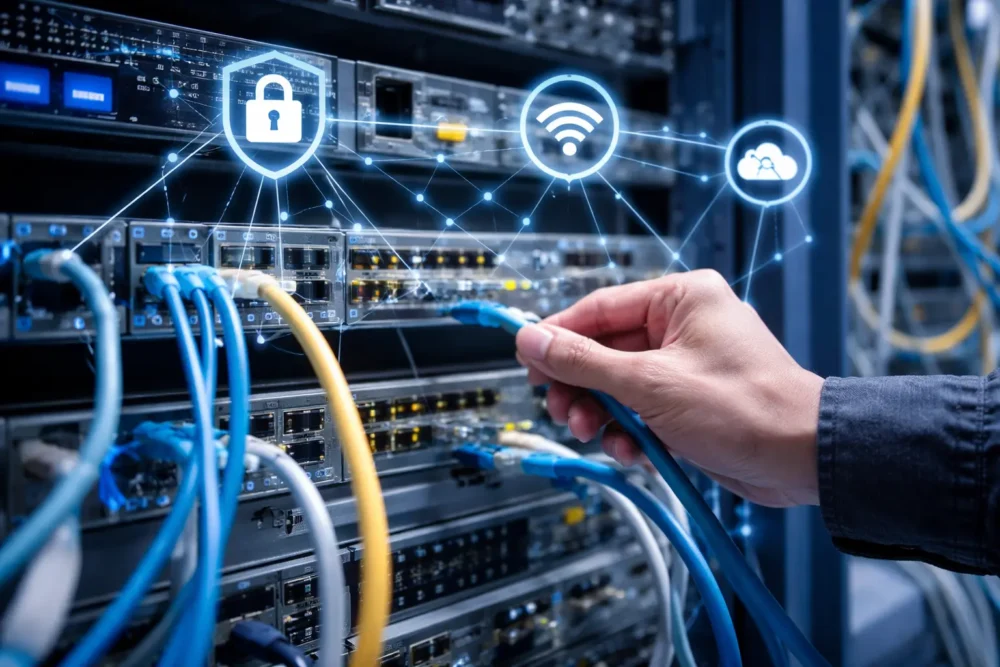 Business networking services for secure and high-performance network infrastructure